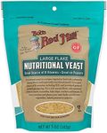 Bob's Red Mill Gluten Free Large Flake Nutritional Yeast, Resealable Stand up Bag, 5 OZ (pack of 6)