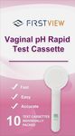 FIRSTVIEW Vaginal pH Test Strips, Feminine Health Vaginal pH Test Strips Kits for Bacterial Vaginitis, Trichomonas Vaginitis, pH Balance for Women (10pcs)