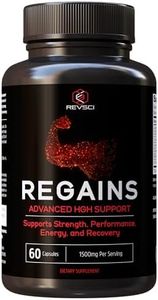 HGH Supplements for Men & Women - Regains Natural Anabolic Muscle Growth Building & Human Growth Hormone for Men, Muscle Builder for Men, Muscle Recovery Post Workout Supplement, 60 Protein Pills