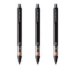 uni Mechanical Pencil Kurutoga Pipe Slide Model 0.5mm, Black Body (M54521P.24) 3 Pack