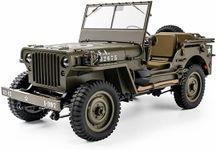 RocHobby ROC11201RTR ROC HOBBY 1941 WILLYS MB 1/12TH SCALER RTR RC Vehicle, Green