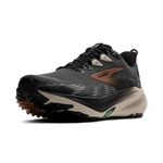 Brooks Men's Ghost Trail, Versatile Off-Road Running Shoe for Rugged Terrain - Ebony/Black/Clove - 13 Medium