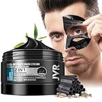 JVR Blackhead Remover Mask for Men&Women,Bamboo Charcoal Peel Off Black Mask,Purifying and Deep Cleansing for All Skin Types 4.23 OZ