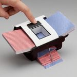 Automatic Card Shuffler 2 Deck, Electric Shuffling Machine for 1-2 Decks, Recharge Shuffler Machine for Poker, UNO, Blackjack, Texas Hold'em