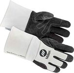 Miller Electric Welding Gloves, Black/White, L, PR (271890)