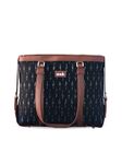 ZOUK Women Office Bag Ikat Grered