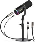 TONOR XLR/USB Gaming Mic, Dynamic M