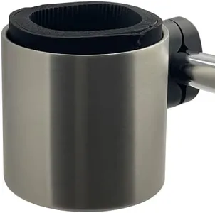 Kroozie Stealth Bike Cup Holder - Stainless Steel - The Ultimate Handlebar Accessory for Your Ride - Fits All Bikes, E-Bikes, Scooters & Keeps Your Cups Beverage Secure