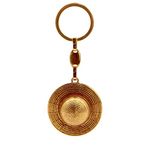 ABYSTYLE - ONE PIECE Keychain 3D Straw Hat, gold, 4,3 x 4,3 cm