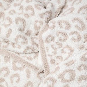 Big Blanket Co Premier Plush Snow Leopard | 10' x 10' Ultra-Soft Plush Blanket | 100 Sq Ft Giant Oversized Throw | Velvet-Soft, Machine Washable | Luxury Blanket for Family