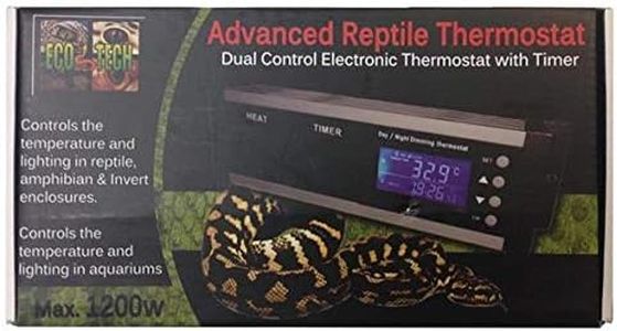 Eco Tech Advance Reptile Dual Control Electronic Thermostat with Timer ATC-300