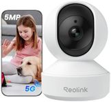 REOLINK 4MP Indoor Security Camera, E1 Pro Plug-in Pet Camera Support 2.4/5 GHz WiFi, 360 Degree Baby/Dog Monitor with Auto Tracking, Person/Pet Detection, Night Vision, 2 Way Audio, Local Storage