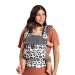 LÍLLÉbaby Complete 6-in-1 Luxe Ergonomic Baby Carrier Newborn to Toddler - with Lumbar Support - for Children 7-45 Pounds - 360 Degree Baby Wearing - Inward and Outward Facing - Desert Leopard