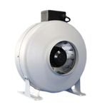 Fusion Breath 6 Inch Inline Duct Fan, 460 CFM Ventilation Fan for Grow Tent, Indoor Garden Ventilation, Grey cETL