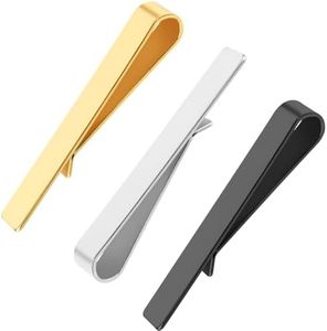 3 Piezas Pisacorbatas Pasadores de Corbata Pasador de Corbata Pisacorbatas Hombre Clip de Corbata Clásicos Negro Oro Plata para Reunión de Negocios de Boda Fiesta Reunión