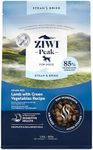 ZIWI Peak Steam & Dried Grass-fed Lamb with Green Vegetables, 800 g - High Protein, Grain Free Dog Food Dry, Raw Dog Food Alternative