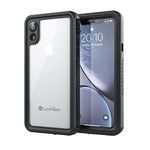 Lanhiem for iPhone XR Case, Waterproof Full Body Protection with Built-in Screen Protector, IP68 Waterproof Dustproof Shockproof Cover for iPhone XR Cases (2019) 6.1 Inch (Black)