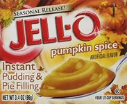 Kraft Jell-O Instant Pudding & Pie Filling, Pumpkin, 3.4-Ounce Boxes (Pack of 3)