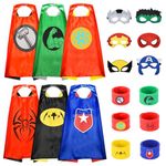 Gralal Toys for 3-12 Year Old Boys, Superhero Costumes for Boys Toys Age 3 4 5 6 7 8 Kids Toys Age 3-9 Year Old Boy Gifts Superhero Capes for Kids Fancy Dress Garden Toys Christmas Xmas Gifts for Kids