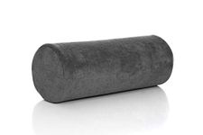 All Sett Health Bamboo Gray Round Cervical Roll Cylinder Bolster Pillow with Removable Washable Cover Ergonomically Designed for Head Neck Back and Legs || Ideal for Spine and Neck Support During Sleep