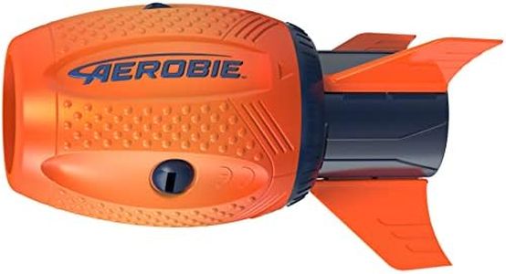 Aerobie Sonic Fin Football, Aerodynamic Russel Wilson Toy, Now with Softer Foam & Fins, Outdoor Games for Kids and Adults Aged 8 and Up, Orange