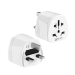 Peak Power World to UK Travel Adapter - Suitable even for powerful devices such as laptops and travel hairdryers Applicable in many countries: England, Scotland, Wales, Ireland, Cyprus, Malta, Kenya,