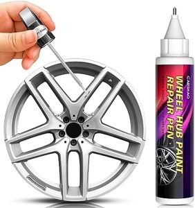 Touch Up Paint Wheel Scratch Fix Cars Rim Scratch Repair Pen Portable Quick and Easy for Car Wheel (Silver)