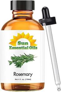 Sun Essential Oils 4oz - Rosemary Essential Oil - 4 Fluid Ounces - Sun Essential Rosemary Oil