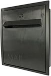 Home Leisure Mayfair Letterbox, Black