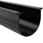 Garage Door Bottom Weather Seal T-Ends 20 feet Long and 3.75-4 Inches Width, Black Strip with T-Ends Size 4/16 to 6/16 Inches, Garage Rubber Seal Replacement