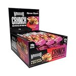 Warrior, Crunch - High Protein Bars - 20g Protein Each Bar - 12 Pack x 64g, Peanut Butter Jelly