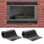 Flehomo Magnetic Fireplace Draft Stopper - Fireplace Cover to Block Draft from Vent, Prevent Cold Air and Heat Loss, Magnetic Fireplace Screen for Indoor Chimney, 2 Pack (36 x 4 inch)