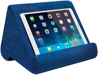 Ontel Pillow Pad Ultra Multi-Angle Soft Tablet Stand, Blue - Comfortable Angled Viewing for iPad, Tablets, Kindle, Smartphones, Books, Magazines, and More