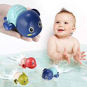 Befol Baby Bath Toys,Cute Swimming Turtle Bath Toys for Floating Wind Up for 1 2 3 Year Old Boy Girls Gifts Swim Pool Bath Toys for Toddler Bathtub Toys New Born Baby Bathtub Water Toys,Preschool Toddler Pool Toys 3pcs Set