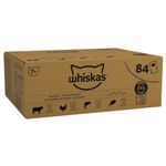 Whiskas 7+ Senior Mixed Selection in Jelly 84 Pouches, Senior Wet Cat Food, Megapack (84 x 85 g)