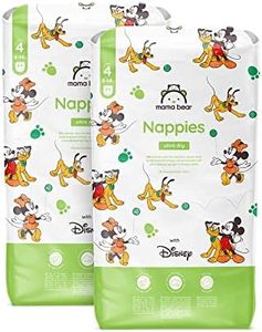Marca Amazon - Mama Bear Disney pañales ultrasecos, Talla 4 (8-14 kg), Blanco, 168 Unidad, 2 Paquetes de 84 - PACK MENSUAL