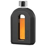 Delove Modern Glass Hip Flask with 