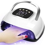 LKE UV Nail Lamp, Dryer 220W Light for Nails with 4 Timers LED Lamp Gel Polish Kit Professional Art Tools Automatic Sensor