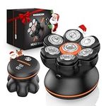 Maxgroom Head Shavers for Men, Electric Head Shavers for Bald Men, 7D Waterproof Head Hair Shaver with Upgraded Flexible Blade, Long Battery Life, Easy to Clean