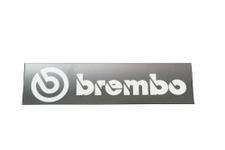 Brembo sticker die-cut type (large) white character 43x175mm B2990008