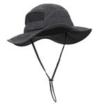 Calamus Boonie Hat UPF 50 Sun Protection Hats, Fishing Hats, Beach & Hiking Hats, Paddling, Rowing, Kayaking Hats, Gardening Bucket Booney Hats for Men and Women Dark Gray