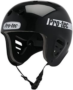 Pro-Tec FullCut Water Casco para Skateboarding, systemo Mount Clip, Talla M, Color Negro