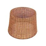 Aspen Creative 32993, Empire Spider Lamp Shade, Natural Rattan, 13" Top x 16" Bottom x 11" Slant Height