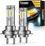 forenner H7 Bulbs 1:1 Design, Ultra-Bright H7 LED Fog Light No Adapter Required No Cordless, 6500K White Light, 60000+Long Lifespan, 5 Min Plug-N-Play, Driving Fog Spot Light, Pack of 2