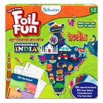 Skillmatics Art & Craft Activity - Foil Fun Incredible India, No Mess Art for Kids, DIY Creative & Educational Activity, Gifts for Ages 4, 5, 6, 7, 8, 9, 10, 11, 12