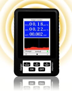 Compteur Geiger Radioactivité – Détecteur de Rayonnement Nucléaire Portable (Beta Gamma X-Ray) – Dosimètre Haute Précision avec Écran LCD