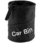 Zacro Car Bin with 5 Garbage Bags - Foldable and Water Resistant Auto Trash Bag Camp for Garbage and Litter Storage and Collection