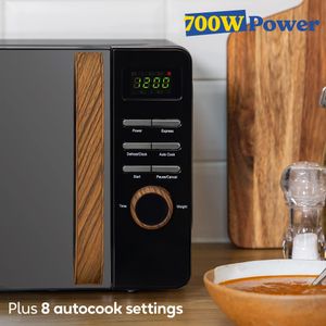 Russell Hobbs 17L Microwave Oven – Compact Black Countertop Appliance