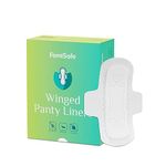 FemiSafe Panty Liners | 100% Cotton Softy | Anti Microbial, Easy to use & No Scent No Fuss | Travel Friendly | Keeps You Fresh and Dry all day | Pack of 40 Liners