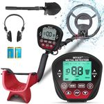 Metal Detector for Adults & Kids, Metal Finder with Waterproof Coil, Lightweight Design Great for Treasure Hunting Beginners